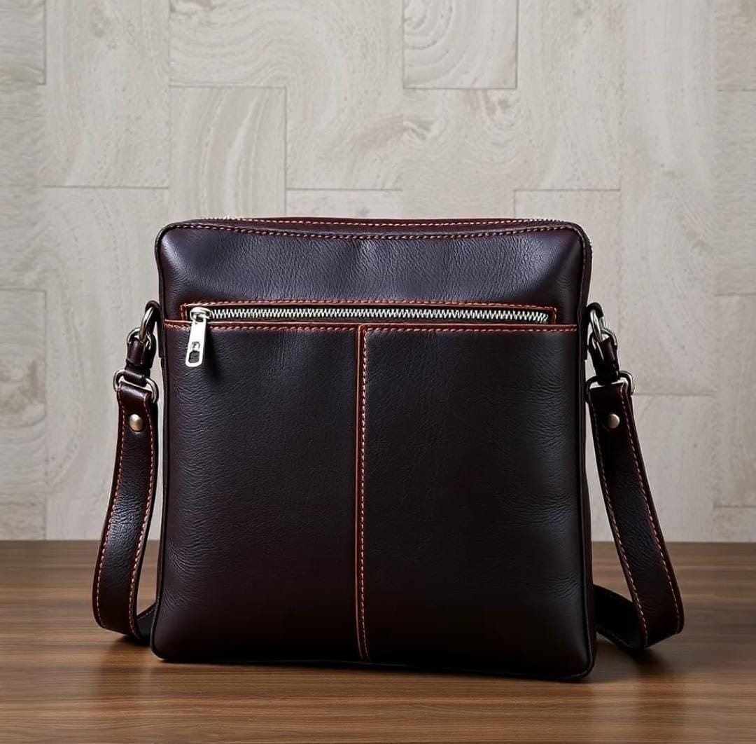 Side bag for mans/black Sling bag 7.5