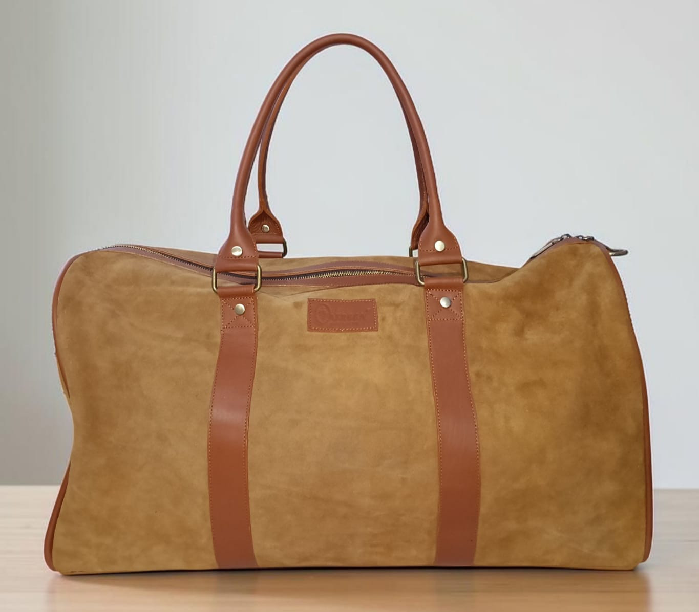 Luxury Leather Weekender Duffel Bag for Men– Custom Travel Bag for Private Label Brands | Afreen Fashion