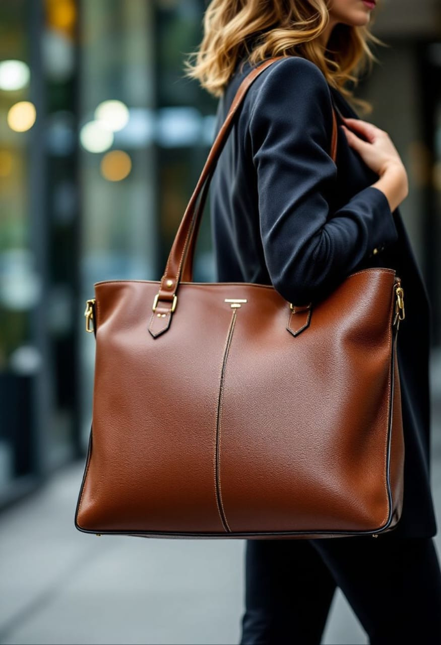 Hand bag / Luxury leather bag for women 4.9